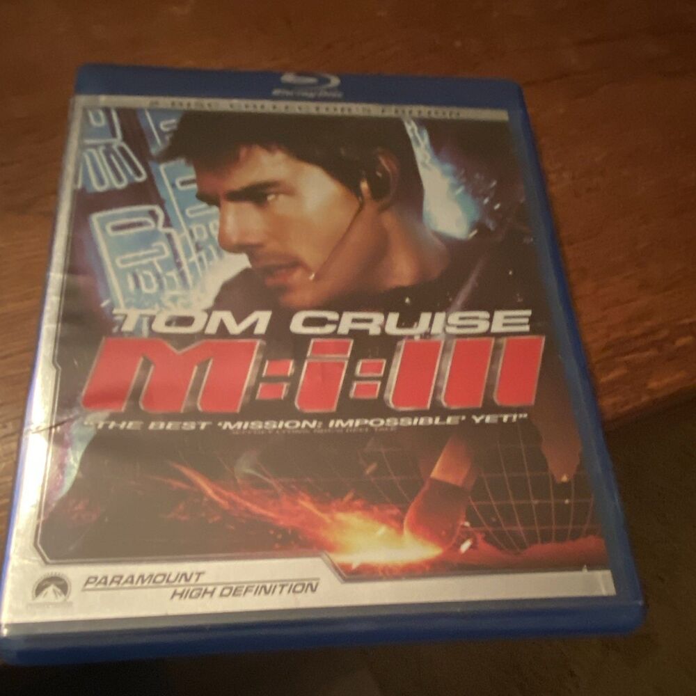 MISSION: IMPOSSIBLE III (2006) BLU RAY VERY GOOD TOM CRUISE J.J. ABRAMS